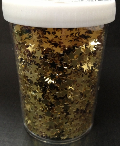 Pailletten Sternchen gold